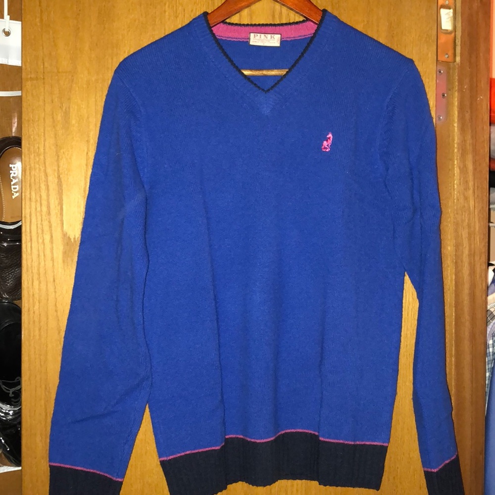 Thomas pink wool sweater
